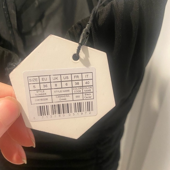 Ow collection Casandra mesh Dress in Black - Picture 5 of 13